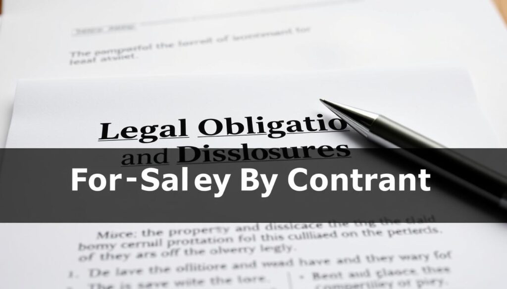 Legal Property Agreement Disclosures